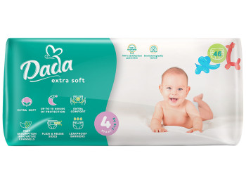 Підгузки Dada Extra Soft, одноразові, розмір 4, 7-18 кг, 46шт