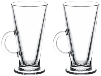 Набір кухлів для латте Pasabahce Pub, скло, 265мл, 2шт, (ціна за набір)