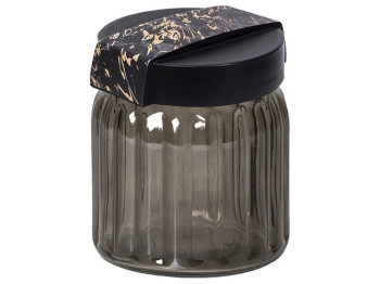 Банка Herevin Embossed Black Marble, 1л, 8699038093423