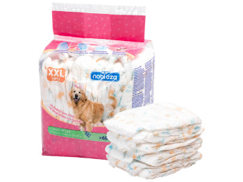 Подгузники для собак Nobleza, размер XXL, 60×35см, 10шт, (цена за упаковку)