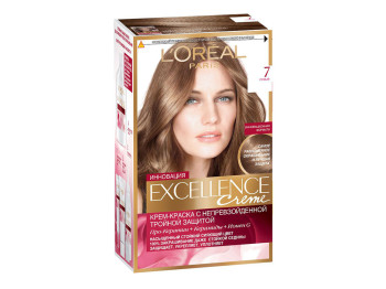 Краска для волос "Excellence Creme" повышенной устойчивости, оттенок 7 22301