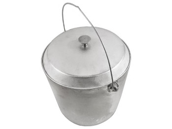 Казан с дужкой и крышкой, 10л
