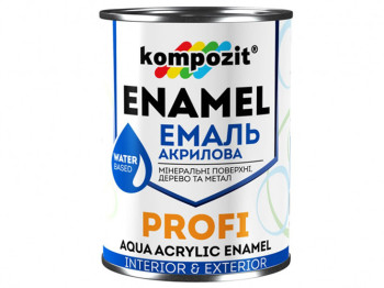 Емаль акрилова PROFI Жовта/глянцева/0,3л