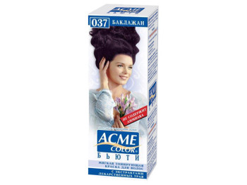Фарба для волосся м'яка тонуюча Acme-Color "Б'юті" безаміачна Баклажан тон 037