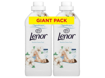 Кондиционер для белья Lenor Для чувствительной кожи Свежесть Хлопка, 2,4л