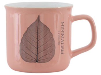 Чашка Limited Edition Minimalism, 350мл, коралова, 6900065835835