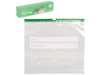 Пакет-слайдер для зберігання продуктів Zip-Lock, поліетилен, 27×28см, 15шт/уп