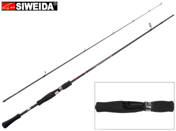 Спінінг штекерний Siweida "Absolute" карбон IM7, 7 кілець, 2-секційний 2,1м 10-40г