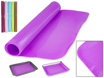 Коврик для выпечки силиконовый антипригарный Stenson 37х27см