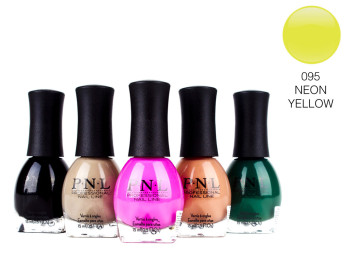 Лак для ногтей P.N.L №095 NEON YELLOW 15мл