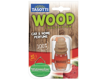 Освежитель воздуха на зеркало Tasotti Wood пробковый Watermelon 7мл 10442