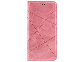 Чохол книжка Business Leather для Xiaomi Redmi Note 10S Колір Рожевий