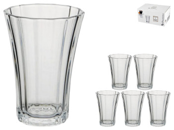 Набор стопок Pasabahce Diamond, стекло, 110мл, цвет прозрачный (цена за 6 шт)