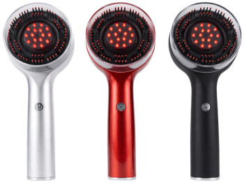 Масажер для шкіри голови електричний, червоне світло, вібрація, 1800 мАг, 3 види (ціна за 1шт)