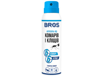 Аэрозоль Bros от комаров и клещей, 90мл