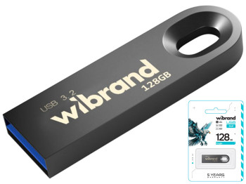 USB флеш-накопитель 3.2 Wibrand 128gb Eagle Gen1, цвет серый