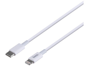 Сетевое зарядное устройство Hoco C76A Plus PD 20W Type-C to Lightning 3A Цвет Белый