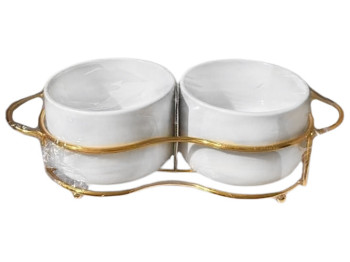 Салатник LED Arabia, на металлической подставке, 2х9см, в упаковке, 6900069907019