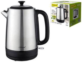 Чайник электрический Maestro металлический (дисковый нагреватель) 1850-2200Вт 1,7л