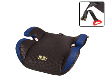 Автокресло-бустер детское BOSS Automative (22-36кг) группа 2-3 black-blue