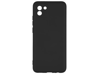 Чохол Full Case TPU+Silicone Touch No Logo для Samsung A03 4G Колір 18, Чорний