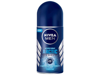 Дезодорант-антиперспірант кульковий для чоловіків Nivea men "Arctic cool" 48 годин 50мл