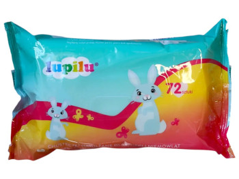 Салфетки влажные детские Lupilu, без спирта, 72шт