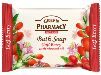 Мыло твердое Green Pharmacy, с экстрактом годжи и миндальным маслом, 100г