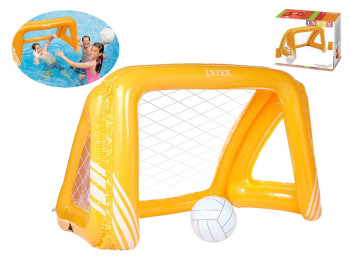 Надувные ворота для водного футбола Intex 58507, 140×89×81см, с мячом, цвет оранжевый