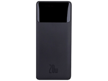 Універсальна мобільна батарея Baseus PPDML-M Bipow 20W 20000 mAh Колір Чорний, 01