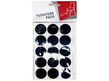 Наклейки на ножки стула/стола, круг, 15шт, 3см