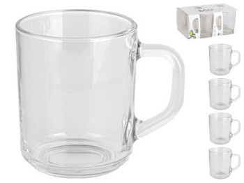 Набор чашек Ecomo Green tea 200мл (цена за набор 4 предмета) 08157