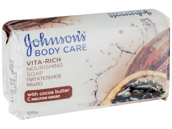Мыло Johnson`s Body care vita rich питательное с маслом какао 125г