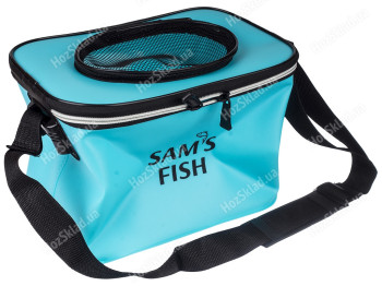 Сумка ЭВА Sams Fish с отверстием для живца 30х20х20см (цвета ассорти)