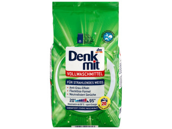 Стиральный порошок Denkmit, для белых вещей, 1,35кг