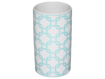 Стакан Голубая геометрия 6,5х11,5см 260мл