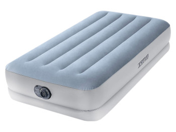 Велюр кровать 99-191-36см со встроенным насосом. Intex 64166