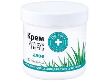 Крем для рук і нігтів The Doctor, з алое вера, гліцерином та гідролізованим кератином, 250мл
