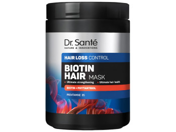 Маска для волос Dr. Sante Biotin Hair Loss Control, с биотином и фитантриолом, 1 л