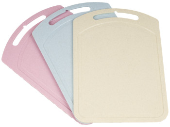 Доска разделочная из пшеничной шелухи Эко 29,5х0,4х20,5см цвета ассорти (цена за 1шт)