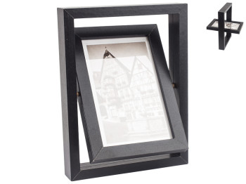 Фоторамка настільна поворотна для 2-х фотографій МДФ під пластиком 16х21см