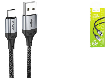Кабель USB Hoco X102 Type-C 3A Колір Чорний