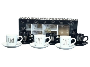 Набір кавовий Кавярня 120мл (ціна за набір 12 предметів)
