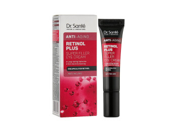Крем для кожи вокруг глаз Dr. Sante Retinol Plus, с ретинолом и гиалуроновой кислотой, 30мл