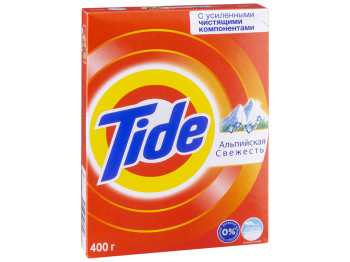 Пральний порошок для ручного прання TIDE Альпійська свіжість 400г