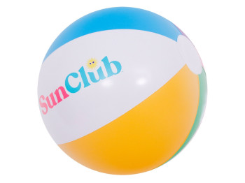 М'яч надувний для пляжу Веселка 53131, 40 см, SunClub