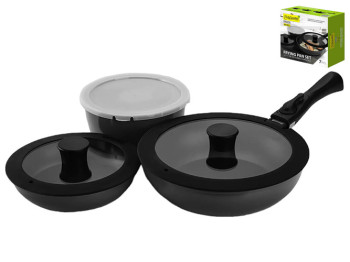 Набір сковорідок Maestro, з індукційним дном (ціна за набір 7 предметів)