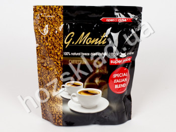 Кофе растворимый G.Monti "Caffetteria" 200гр в пакете, Италия