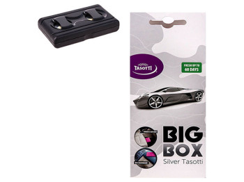 Ароматизатор под сиденье Tasotti Big Box Silver tasotti 58г 15805