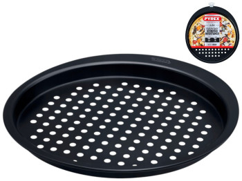 Форма для пиццы Pyrex Glide, углеродистая сталь, антипригарное покрытие, 31см, 36×33×2см